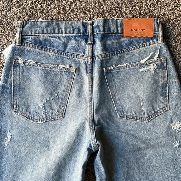 NWT: Moussy Jeans, Japan made, vintage wash, 100% cotton